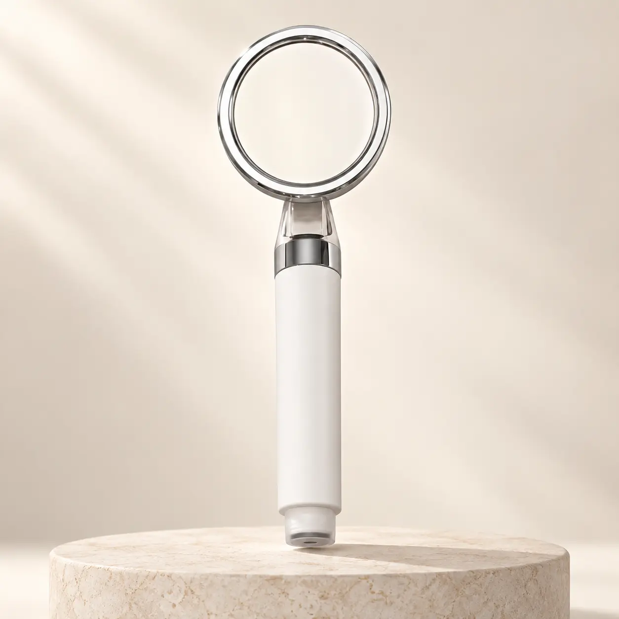 Pommeau de douche blanc Saudade Care